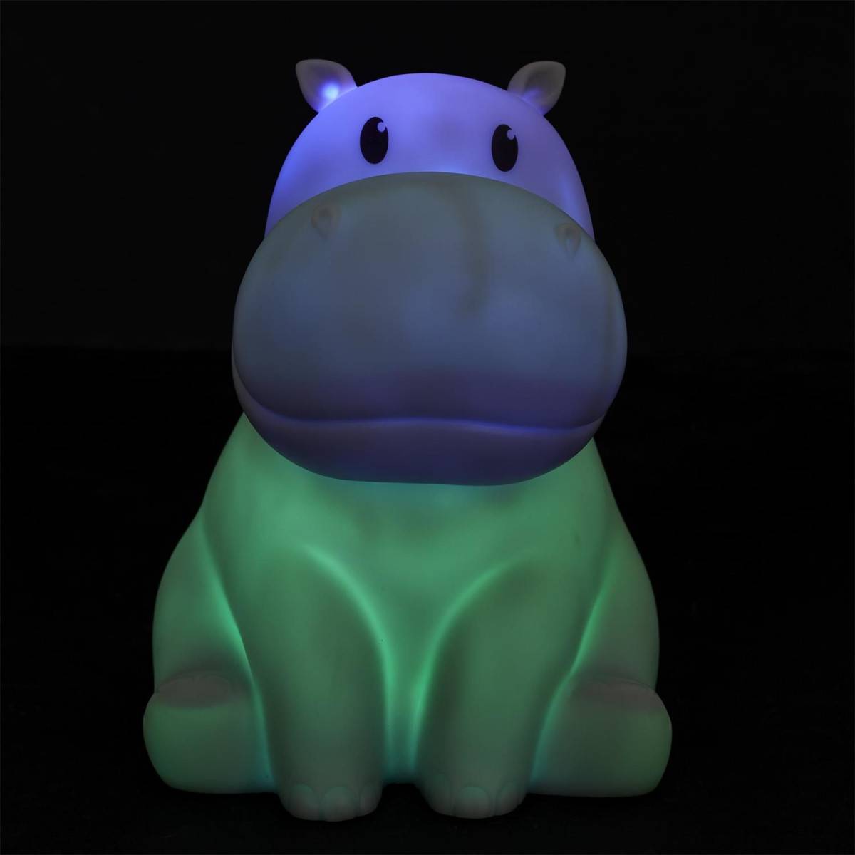 The Home Deco Kids - Lampe Veilleuse Enfant Led "Hippopotame" 16cm Gris - Image 5