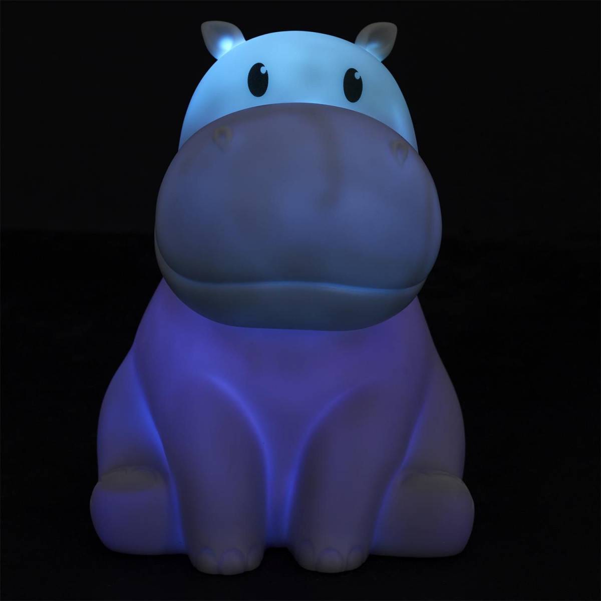 The Home Deco Kids - Lampe Veilleuse Enfant Led "Hippopotame" 16cm Gris - Image 8