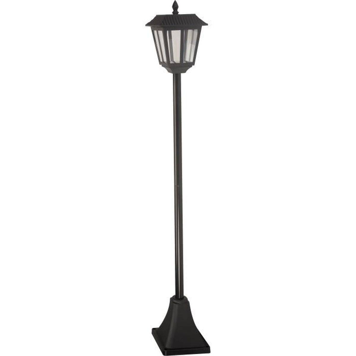 Smart Garden - Lampadaire solaire d’extérieur Metro 20 lumens, noir, 130 x 18 cm - SMART GARDEN - Image 1