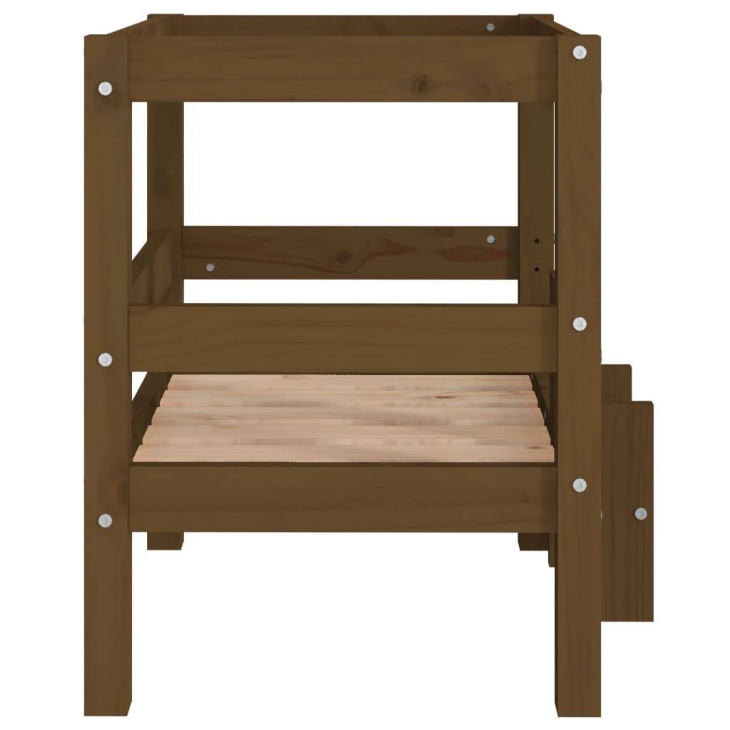 Vidaxl - Lit pour chien Marron miel 55,5x53,5x60 cm Bois de pin solide vidaXL 822370 - Image 7