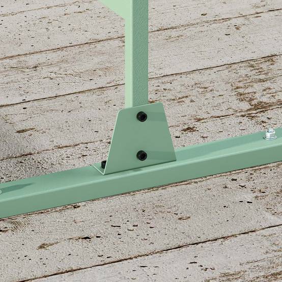 Paravent extérieur acier vert 122 x 45 x 198 cm - PANGIVO - Image 10