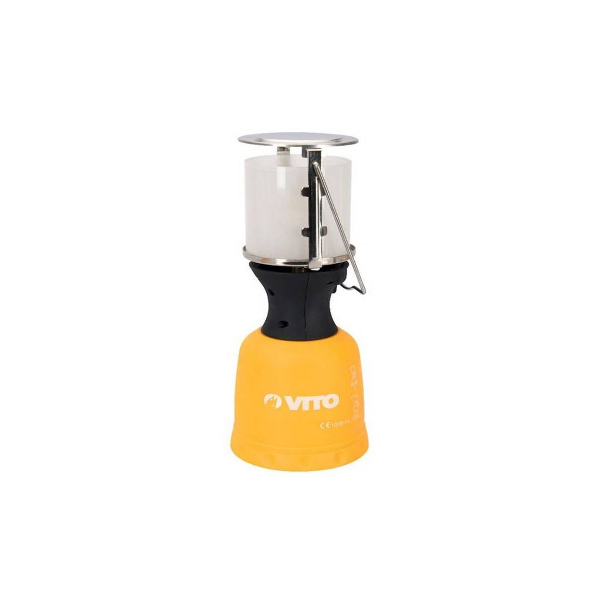 Kit Camping Lampe à gaz et Réchaud gaz + 2 Cartouches gaz 190gr Perçables VITO - Image 2