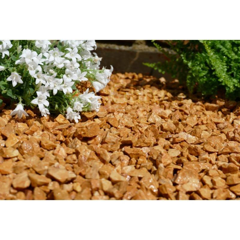 Gravier Jaune Saumon 10-15 Pack de 5 M² - 10 sacs - 200 kg - Image 6