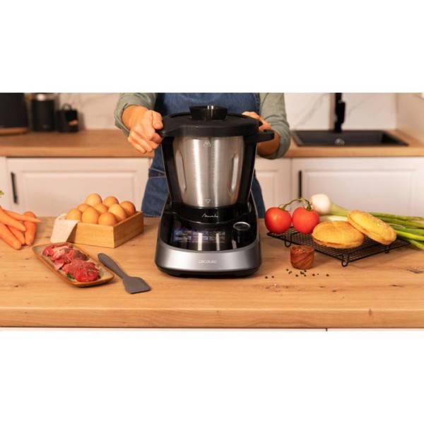 Robot de cuisine - CECOTEC - Mambo Touch avec bol Habana - 1600 W - 3,3 L - 37 fonctions - Gris - Image 6