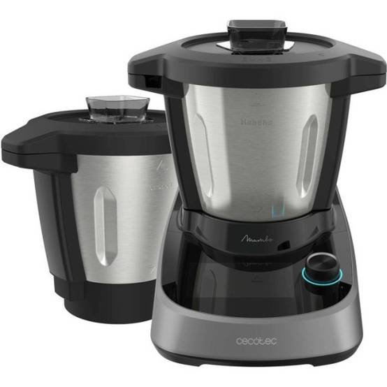 Robot de cuisine - CECOTEC - Mambo Touch avec bol Habana - 1600 W - 3,3 L - 37 fonctions - Gris - Image 2