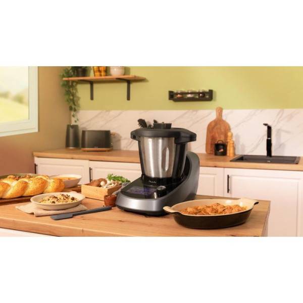 Robot de cuisine - CECOTEC - Mambo Touch avec bol Habana - 1600 W - 3,3 L - 37 fonctions - Gris - Image 4