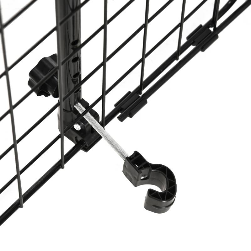 PANGIVO - Grille de séparation chien voiture coffre 91-152 x 0.6 x 30 cm métal noir - PANGIVO - Image 7