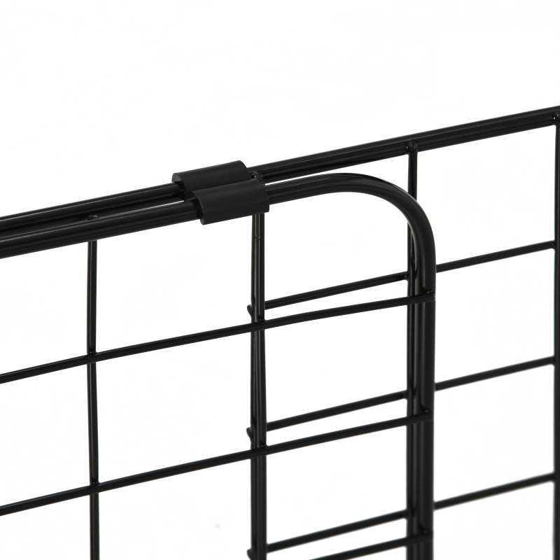 PANGIVO - Grille de séparation chien voiture coffre 91-152 x 0.6 x 30 cm métal noir - PANGIVO - Image 8
