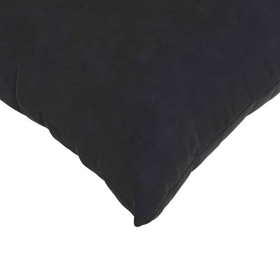 Paire de Coussins Velours Côtelé avec Housses Amovibles pour Canapé et Fauteuil Noir 50x50 cm – ComfortXL Outdoor Living - Image 7
