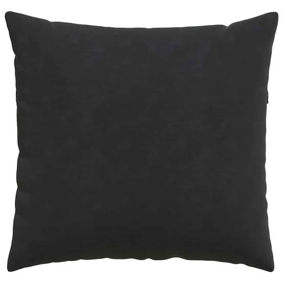 Paire de Coussins Velours Côtelé avec Housses Amovibles pour Canapé et Fauteuil Noir 50x50 cm – ComfortXL Outdoor Living - Image 6