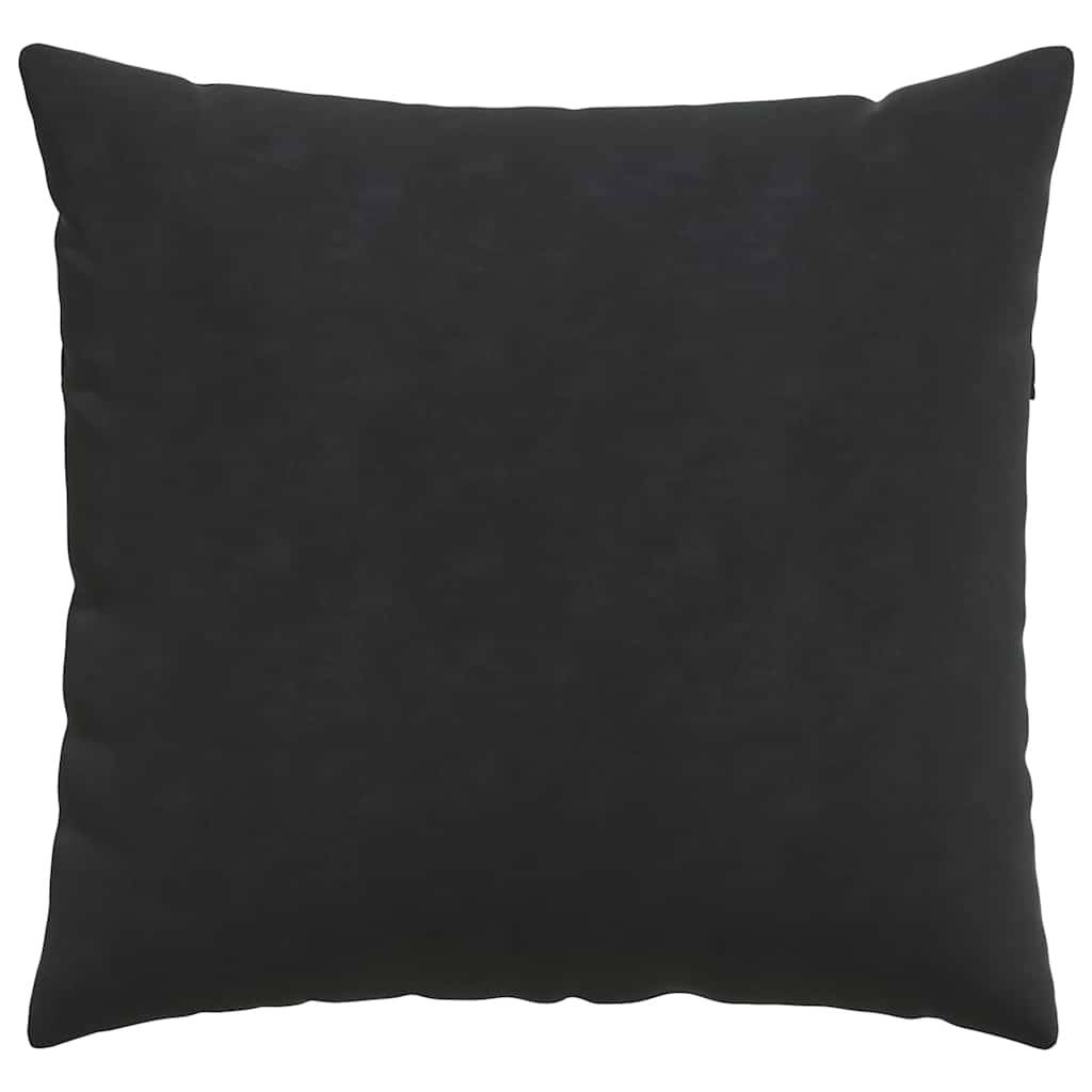 Paire de Coussins Velours Côtelé avec Housses Amovibles pour Canapé et Fauteuil Noir 50x50 cm – ComfortXL Outdoor Living - Image 6