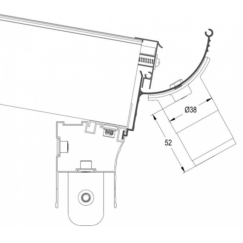 X-Metal - Carport autoportant aluminium blanc 17,28 m² polycarbonate 6mm kit ancrage X-Metal - Image 7