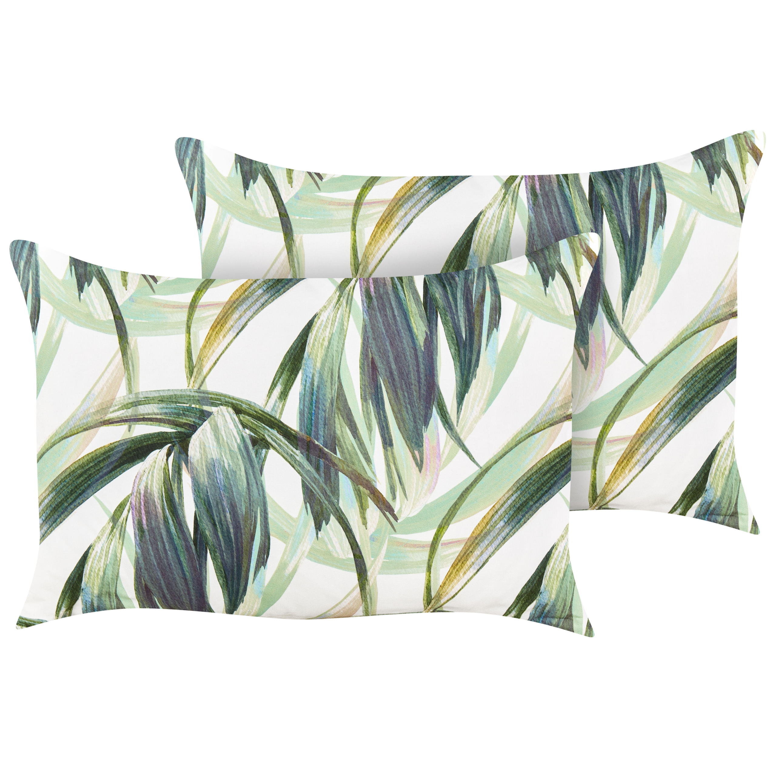 Beliani - Coussin d'extérieur Polyester Vert CALDERINA - Beliani - Image 1