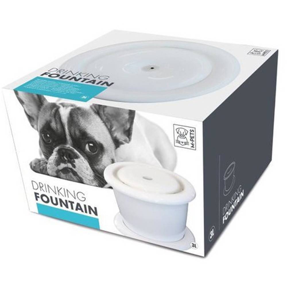 Flamingo - Fontaine 3 Litres, TREVI,  pour chien et chat, couleur blanche. - Image 3