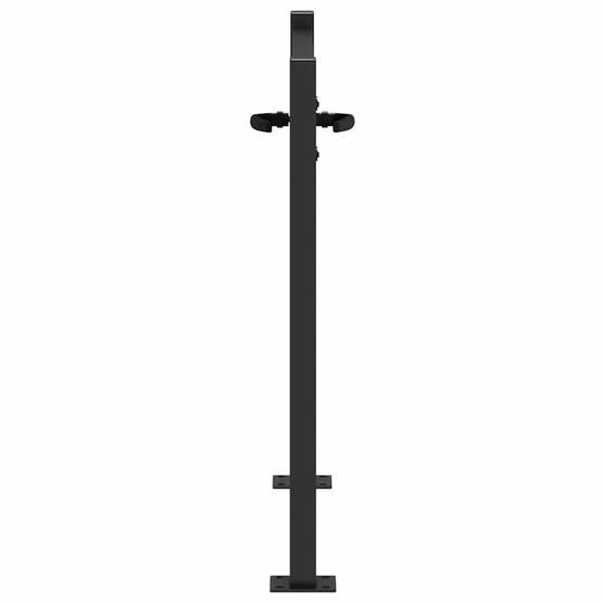 Porte de Jardin Acier Noir Découpe Laser Élégante et Robuste pour Passage Extérieur 105x100 cm – ComfortXL Outdoor Living - Image 5