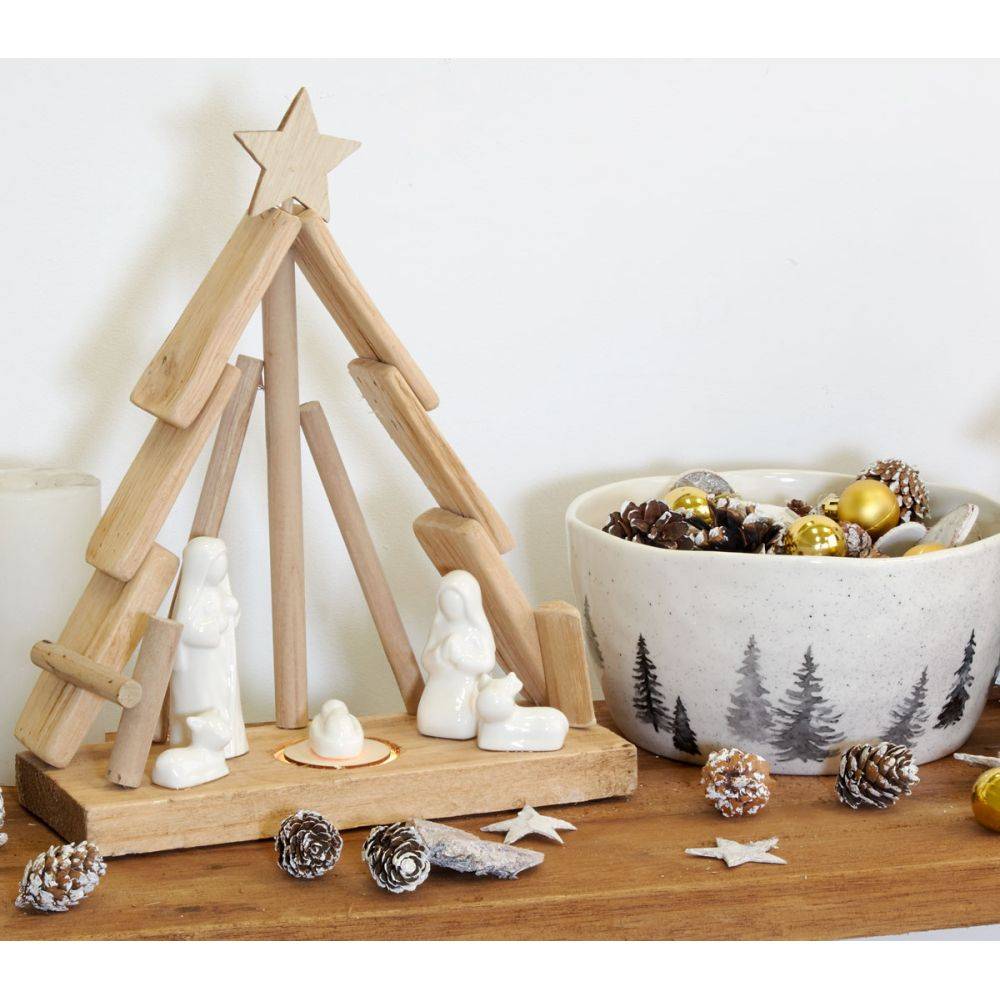 Aubry Gaspard - Saladier en céramique artisanal Sapin - Image 2