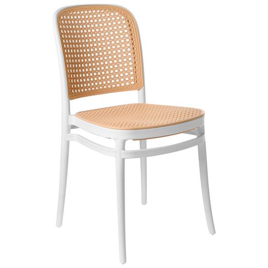 Beliani - Chaise de jardin Polypropylène Blanc/beige PLOSE - Beliani - Image 3