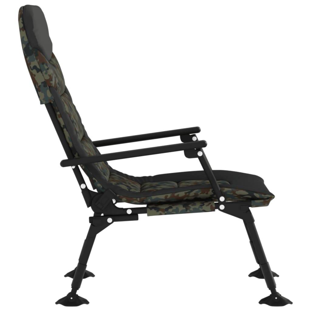 Chaise de pêche acier et tissu camouflage 75 x 58 x 104 cm - PANGIVO - Image 4