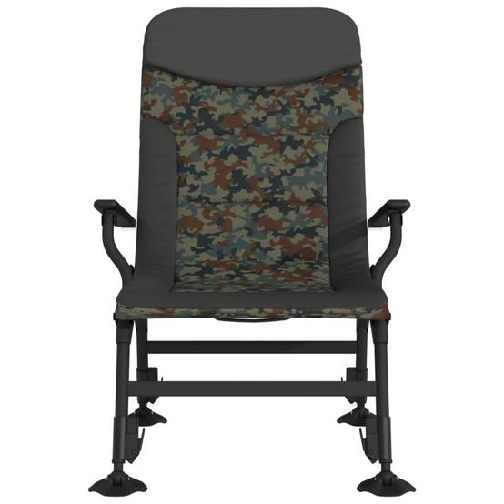Chaise de pêche acier et tissu camouflage 75 x 58 x 104 cm - PANGIVO - Image 3