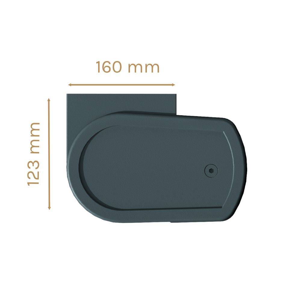 Intersun - Store banne coffre CINABRE 3,00x2,00 M (Manuelle - Gris Anthracite - Ecru) - INTERSUN - Image 5