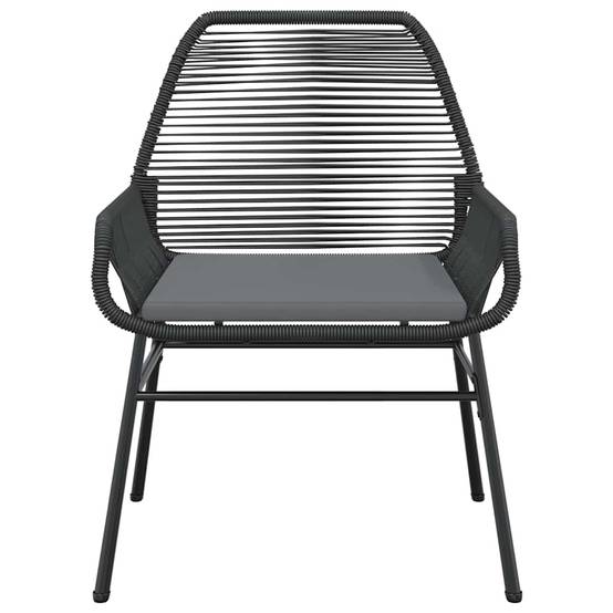 ComfortXL - Table et Chaises de Jardin 4 Personnes Poly Rotin Noir avec Coussins Épais Table Verre 160cm – ComfortXL Outdoor Living - Image 6