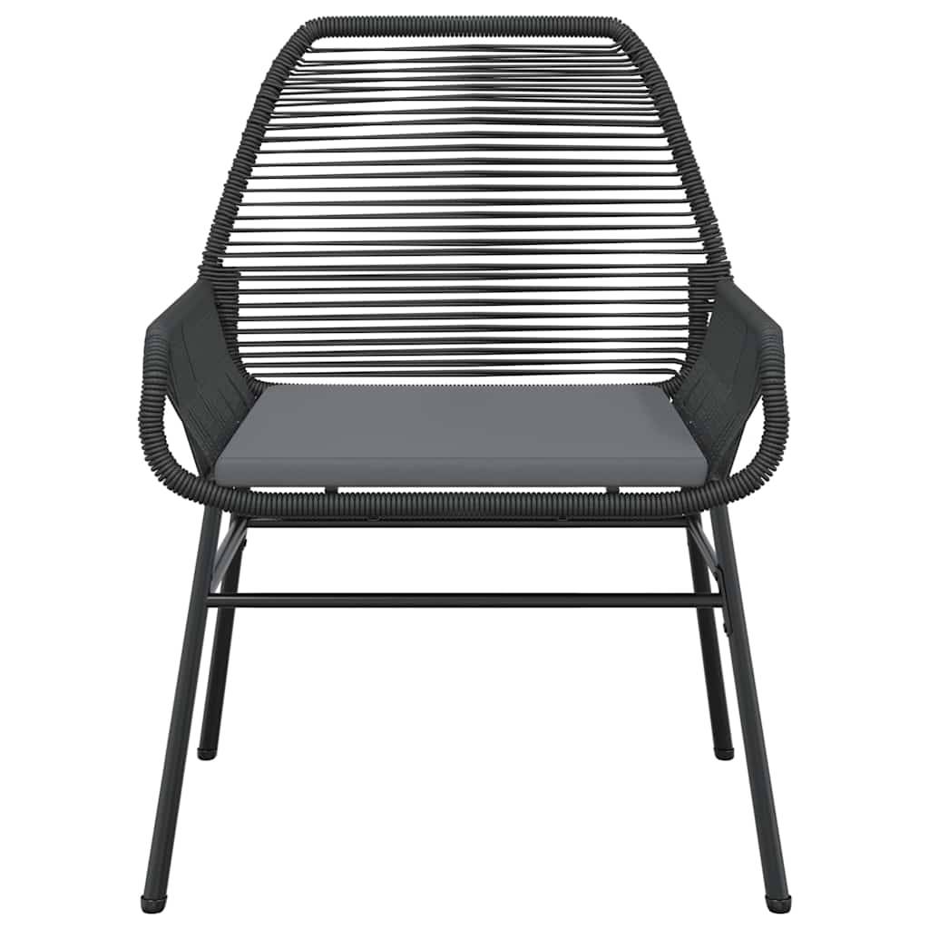 ComfortXL - Table et Chaises de Jardin 4 Personnes Poly Rotin Noir avec Coussins Épais Table Verre 160cm – ComfortXL Outdoor Living - Image 6