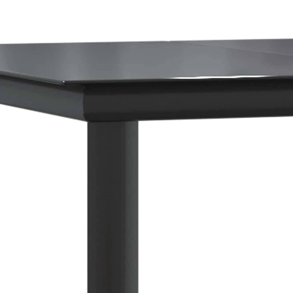 ComfortXL - Table et Chaises de Jardin 4 Personnes Poly Rotin Noir avec Coussins Épais Table Verre 160cm – ComfortXL Outdoor Living - Image 9