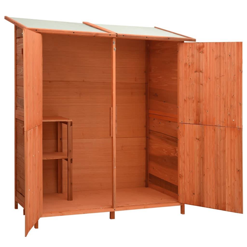 Maison Chic - Abri de jardin 1.02m² Abri pour outil - 136x75x160 cm Bois de sapin massif - Meuble Pro MAISON CHIC - Image 1