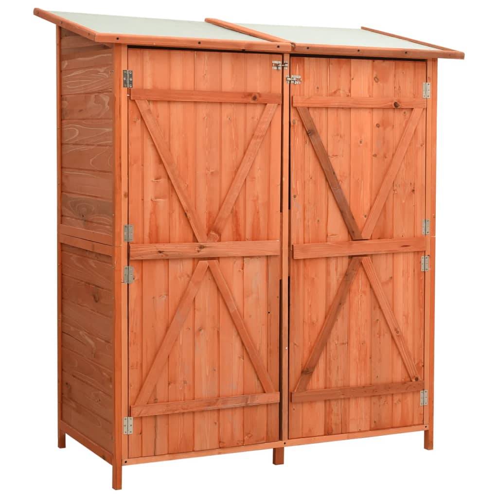 Maison Chic - Abri de jardin 1.02m² Abri pour outil - 136x75x160 cm Bois de sapin massif - Meuble Pro MAISON CHIC - Image 2