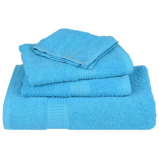 Ensemble de serviettes FROGN 8 pcs turquoise 360 g/m² Maison Chic - Image 4