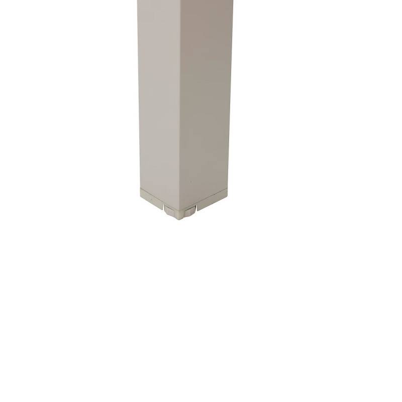 Hesperide - Table de jardin "Évasion" effet bois lin & argile 4 places lates en aluminium - Hespéride - Image 6