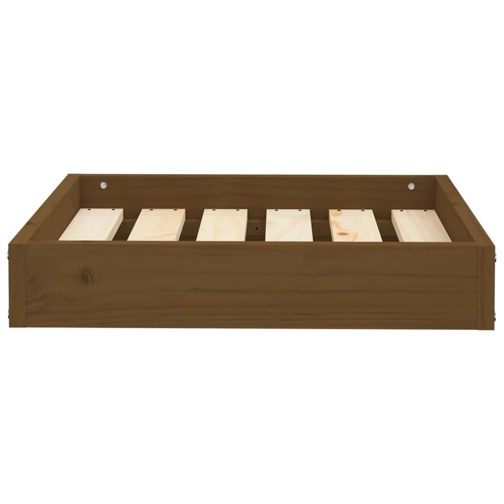 Vidaxl - Lit pour chien Marron miel 51,5x44x9 cm Bois de pin solide vidaXL 820849 - Image 4