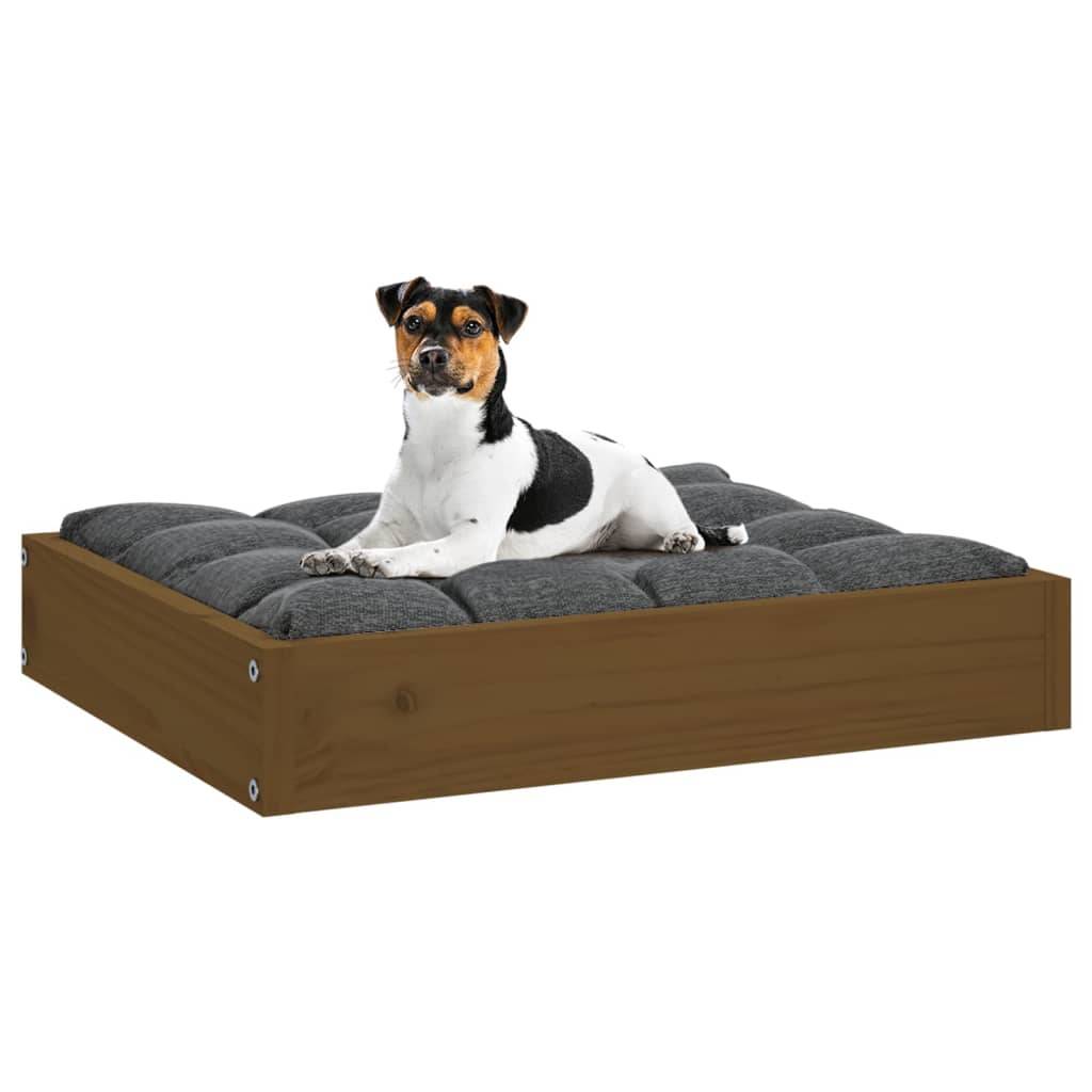 Vidaxl - Lit pour chien Marron miel 51,5x44x9 cm Bois de pin solide vidaXL 820849 - Image 7