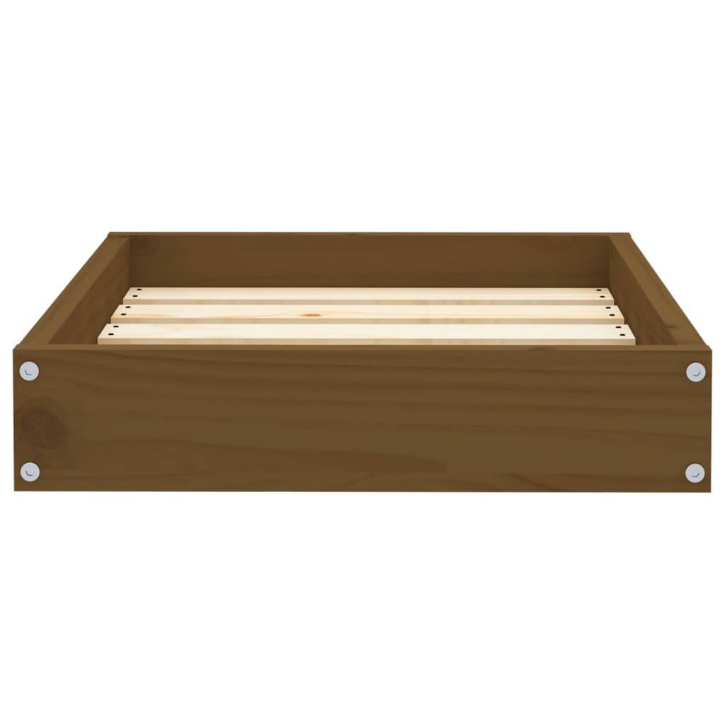 Vidaxl - Lit pour chien Marron miel 51,5x44x9 cm Bois de pin solide vidaXL 820849 - Image 5