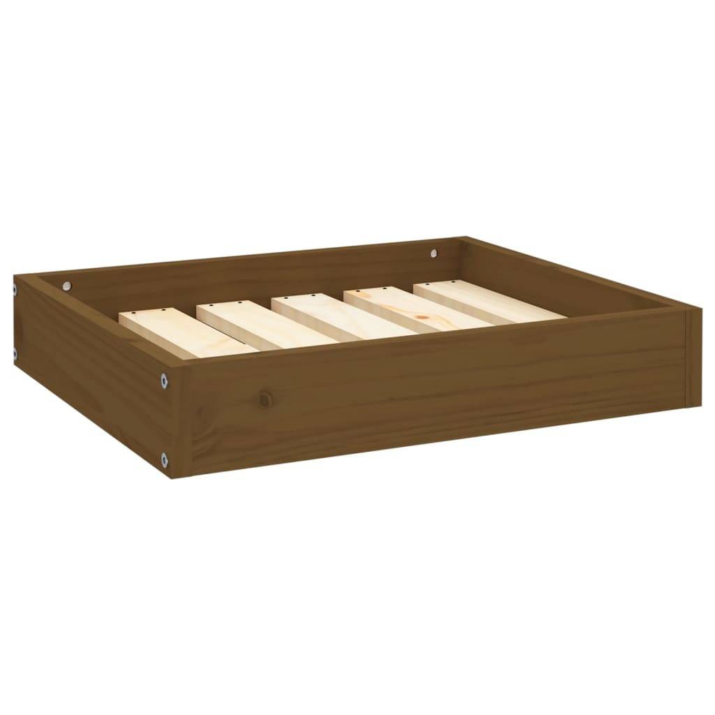 Vidaxl - Lit pour chien Marron miel 51,5x44x9 cm Bois de pin solide vidaXL 820849 - Image 2