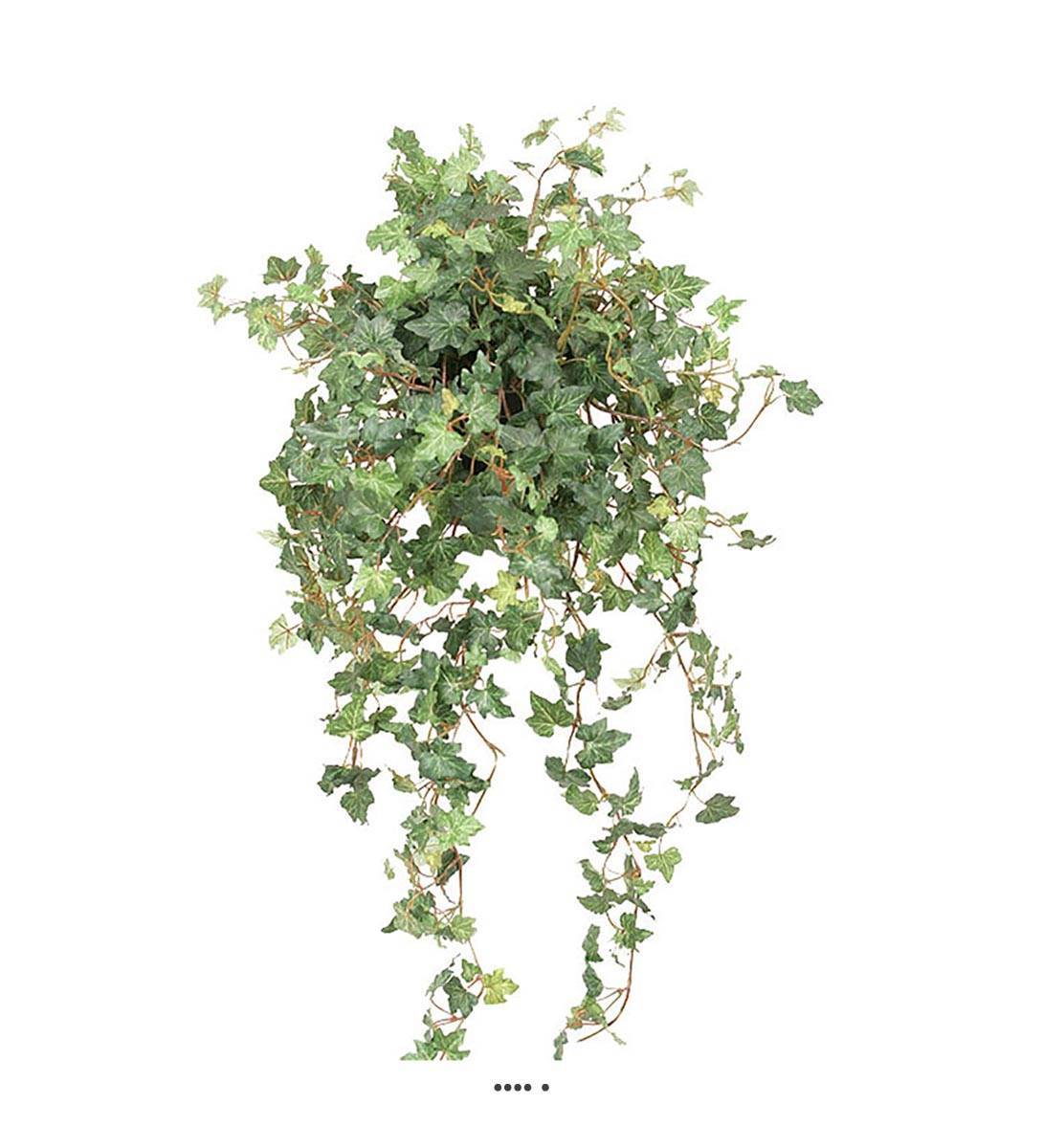 Lierre retombant artificiel en pot H 78 cm, D 42 cm - Image 1