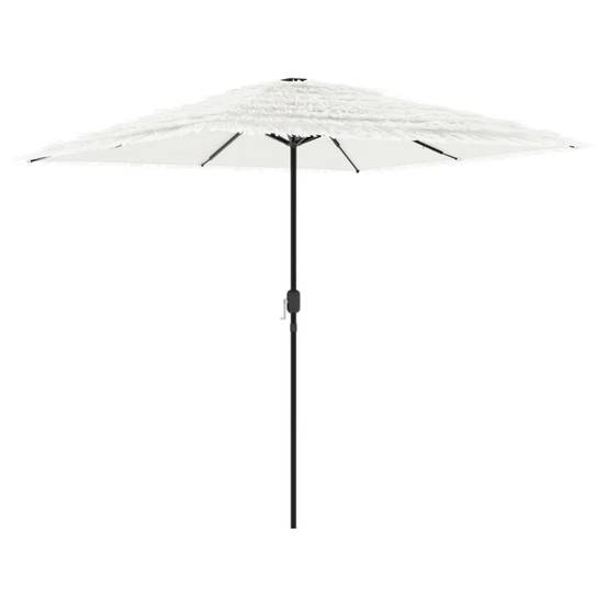 Parasol de jardin | Parasol d'extérieur avec mât en acier blanc 248x248x248 cm Maison Chic - Image 1