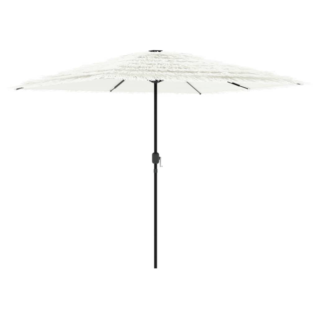 Parasol de jardin | Parasol d'extérieur avec mât en acier blanc 248x248x248 cm Maison Chic - Image 5
