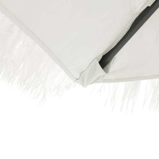 Parasol de jardin | Parasol d'extérieur avec mât en acier blanc 248x248x248 cm Maison Chic - Image 7