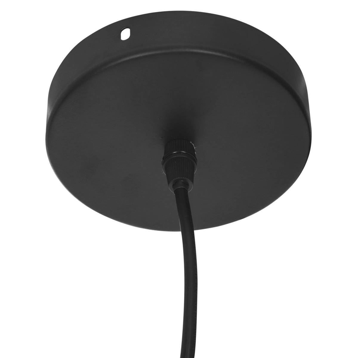 Atmosphera - Suspension "Zely" métal noir D15cm - Atmosphera Créateur d'intérieur - Image 4