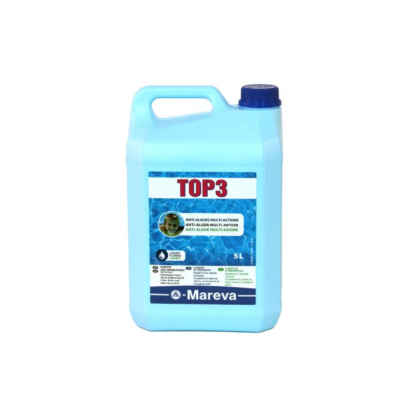 Pack MAREVA - Pastilles de brome - 5kg - Top 3 Anti-algues multi-actions MAREVA - 5L - Image 3