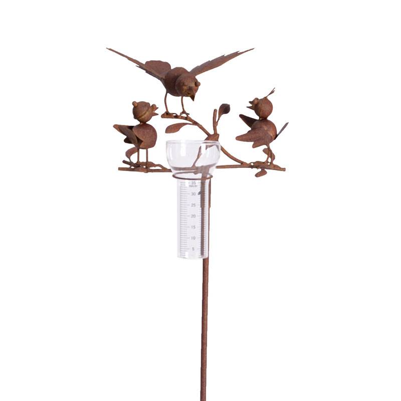 La Grande Prairie - Pluviomètre oiseaux  25x23x119cm - Image 3
