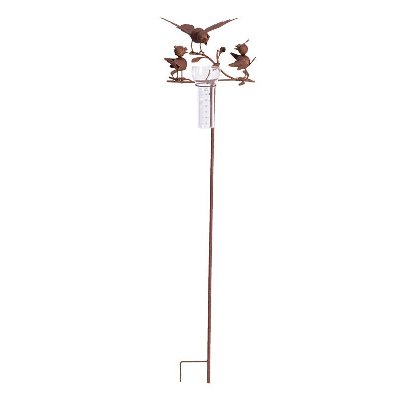 La Grande Prairie - Pluviomètre oiseaux  25x23x119cm - Image 4
