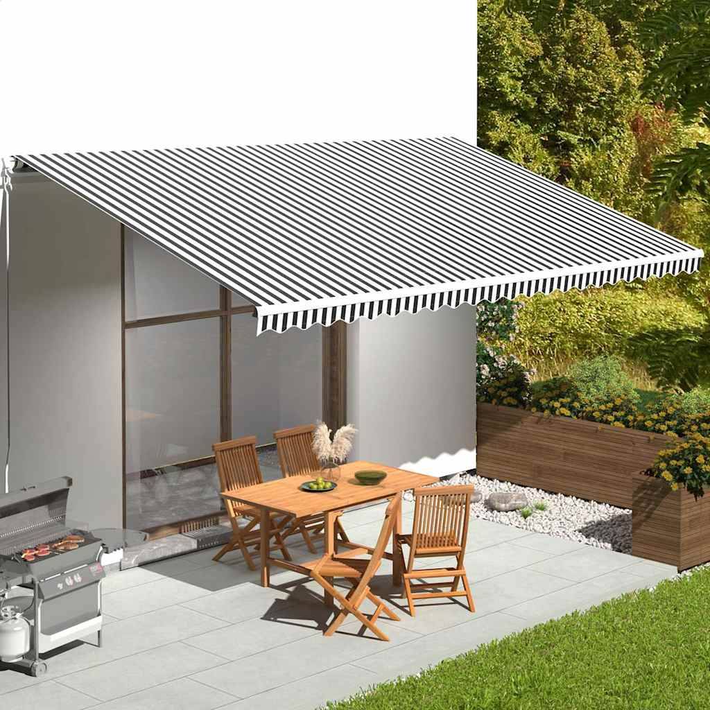 Prolenta Premium - Auvent polyester anthracite 580 x 345 cm - Prolenta premium p368.9 - Image 1