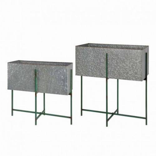 Esschert Design - Pot de fleur sur pied rect. ensemble / 2 - Image 1
