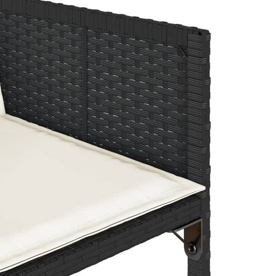 Chaise bois composite 4 places rotin noir 50,5 x 54 x 79 cm - Prolenta premium p397.6 - Image 10