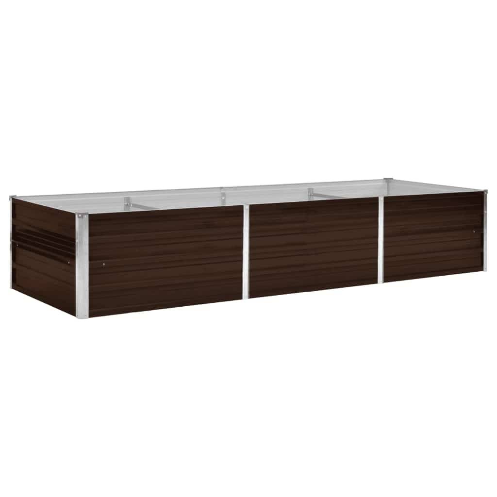 Prolenta Premium - Jardinière acier marron 240 x 80 x 45 cm - Prolenta premium p330.1 - Image 1