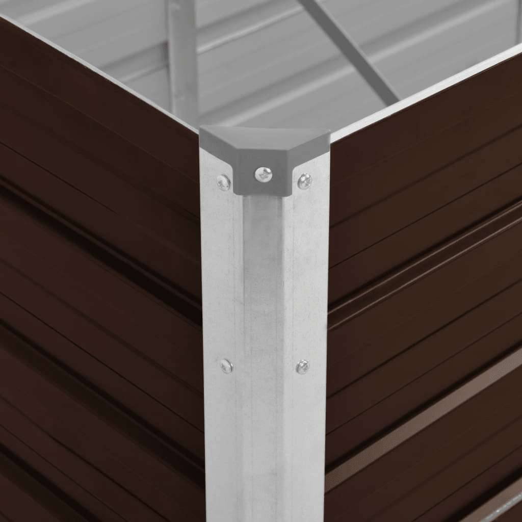 Prolenta Premium - Jardinière acier marron 240 x 80 x 45 cm - Prolenta premium p330.1 - Image 6