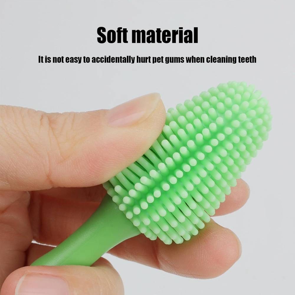 IntiMeg - Brosse à dents verte pour chien - IntiMeg - Image 3