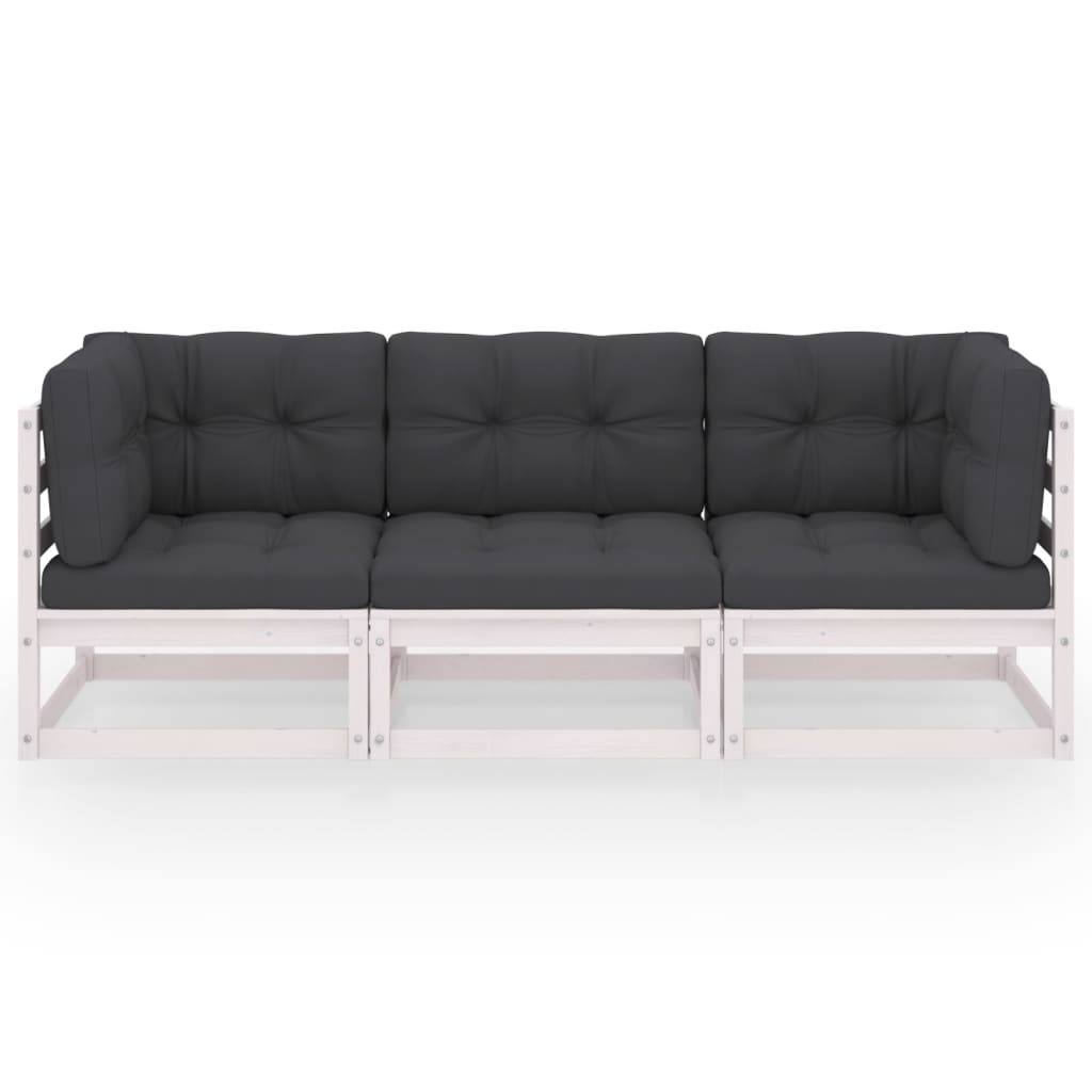 Prolenta Premium - Banc de jardin Blanc 70 X 70 cm - Prolenta Premium - Image 2